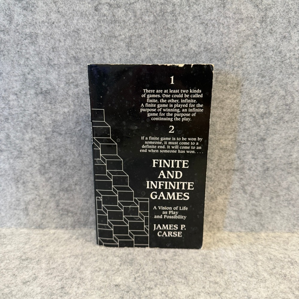 Finite and Infinite Games by James P. Carse, Paperback 1986